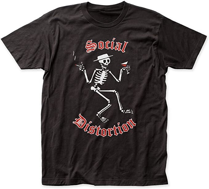 Discover Social Distortion Skelly Skeleton T-Shirt