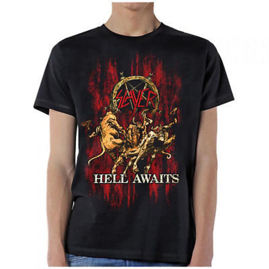 Slayer Hell Awaits Album Cover T-shirt - Etsy