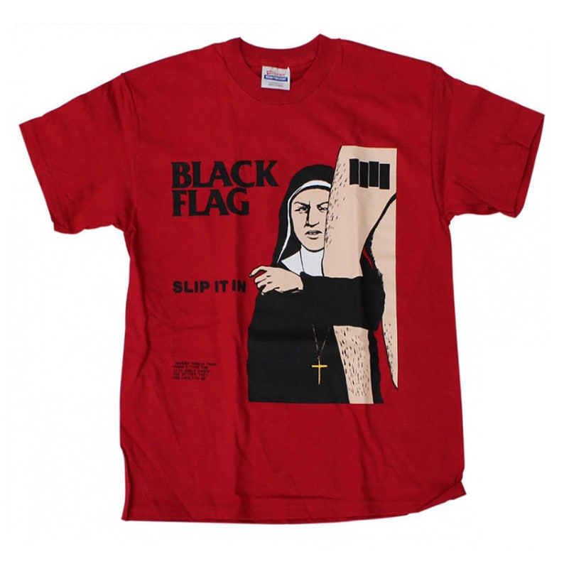 black flag band shirt
