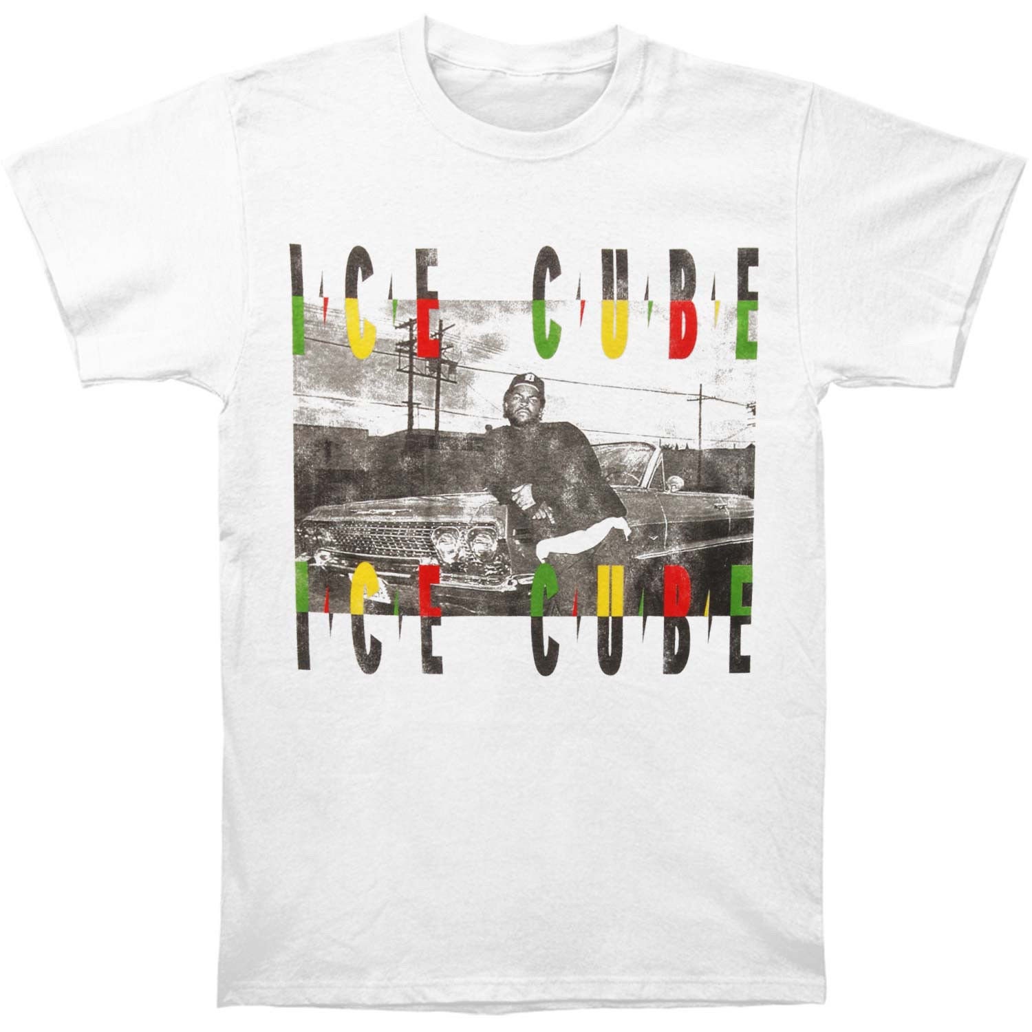 Discover N.W.A Ice Cube Impala White T-Shirt