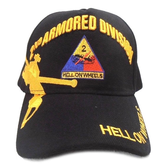 US Army Hat 2nd Armored Division Hell 