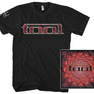 Tool Band Red Pattern T-shirt - Etsy