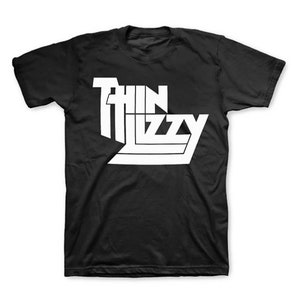 Thin Lizzy Basic Logo Black T-Shirt