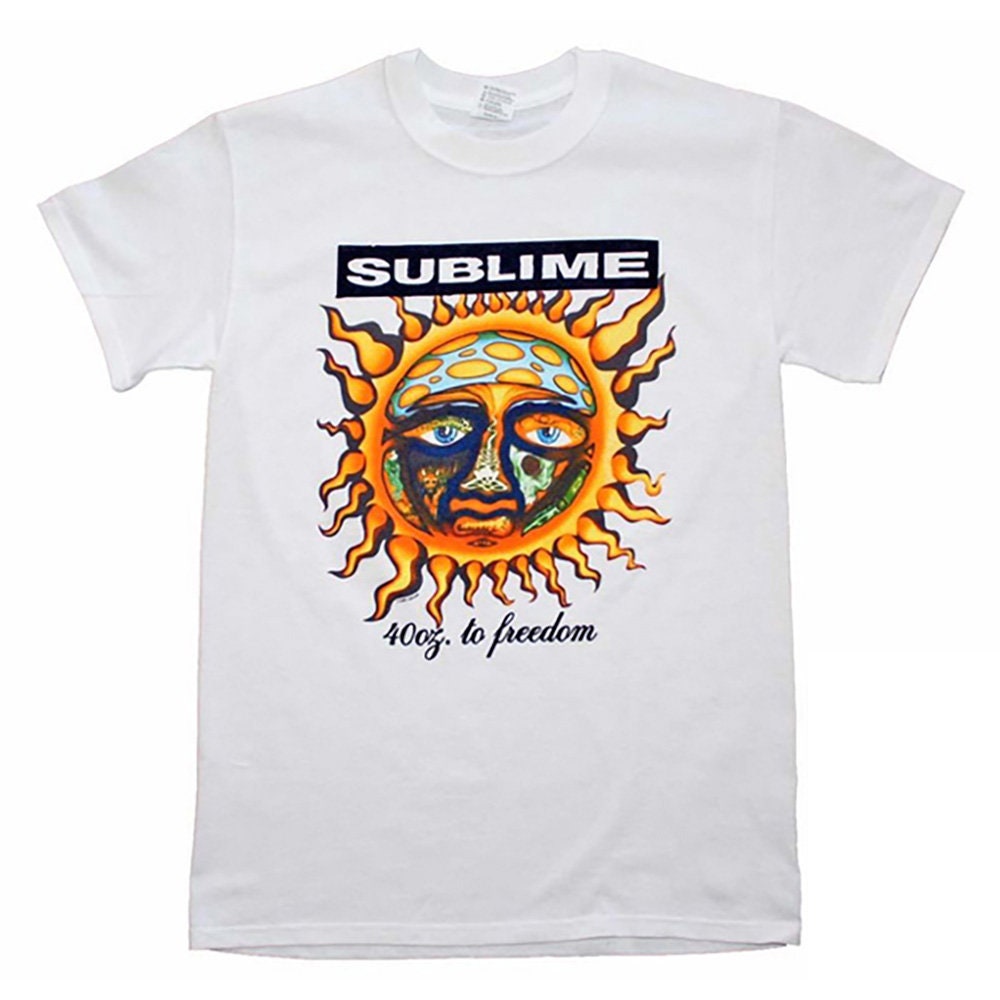 Discover Sublime 40 Oz To Freedom White T-Shirt
