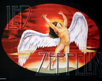 Led Zeppelin Icarus Tapestry Cloth Fabric Poster Flag Wall Banner