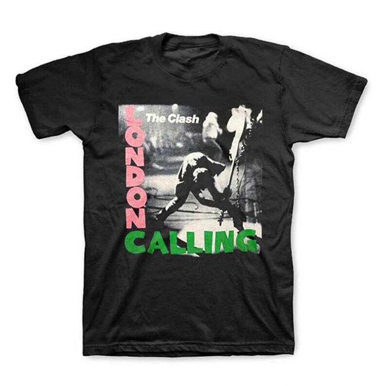 the clash london calling t shirt white