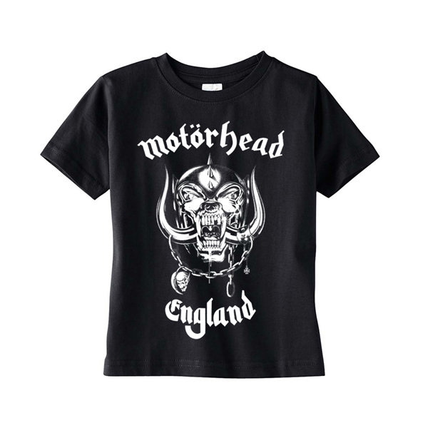 Motorhead England Logo Toddler Kids Childrens T-Shirt