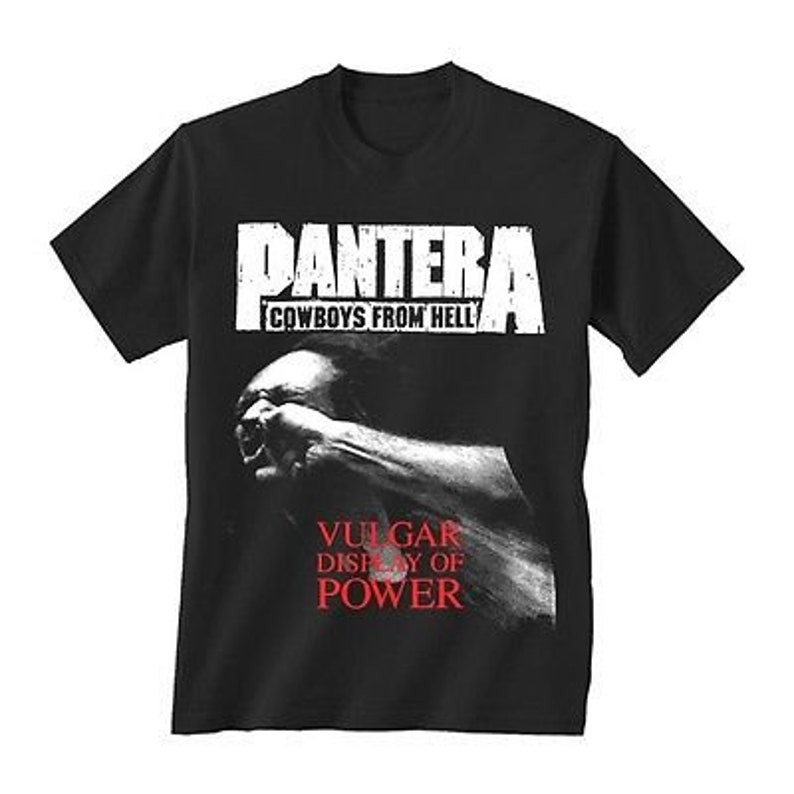 Pantera Vulgar Display of Power T-shirt - Etsy