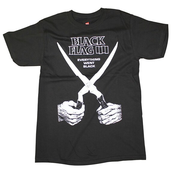 black flag band shirt
