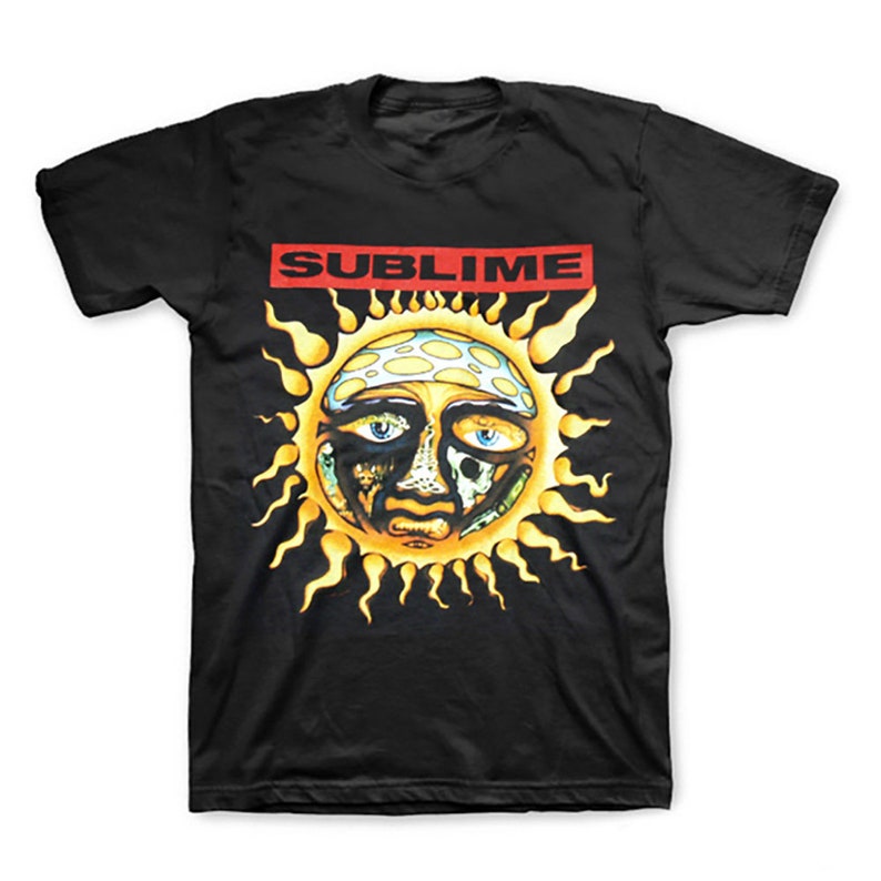 Sublime Sun Logo Black T-Shirt | Etsy