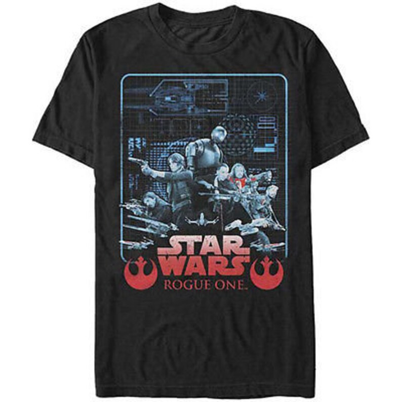 Star Wars Rogue One Men's Movie Poster Logo T-shirt | Etsy
