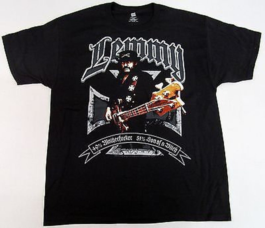 Motorhead Lemmy Iron Cross Tshirt Etsy