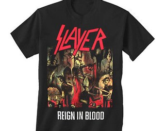 Slayer Reign in Blood T-shirt - Etsy