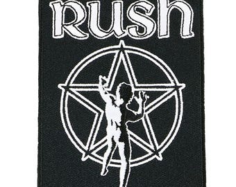 Rush Star Man Logo Embroidered Patch