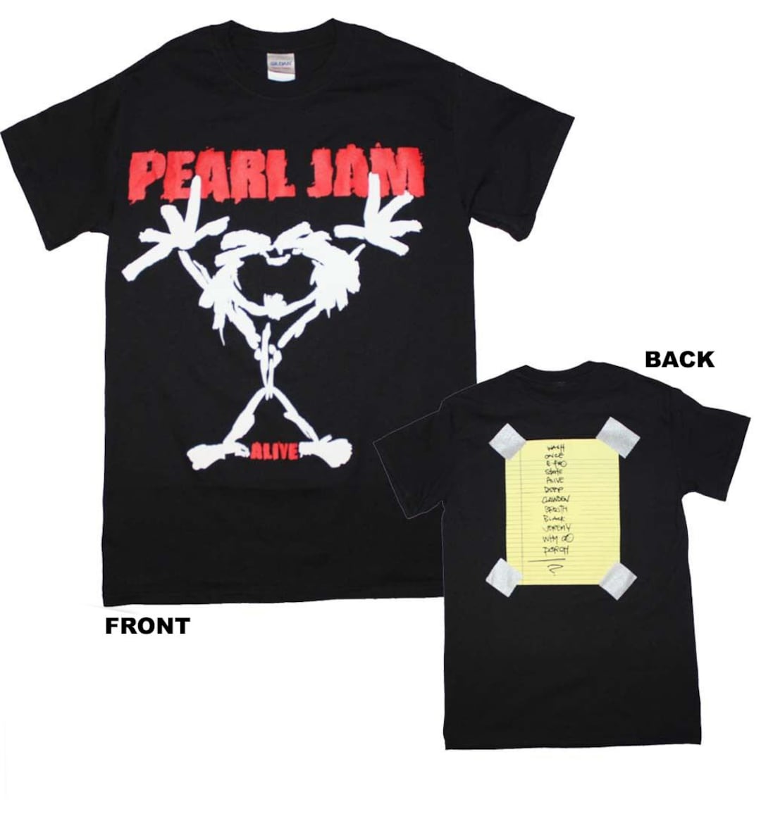 Pearl Jam Stickman Stick Man Alive T-shirt - Etsy