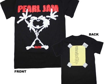Pearl Jam Stickman Stick Man Alive T-shirt - Etsy