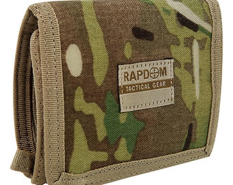 Tactical Tri-Fold Men's Military Style Wallet (Multi-Camo)