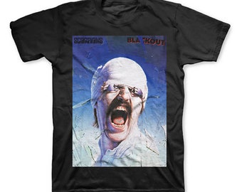 Scorpions Blackout Black Logo T-Shirt