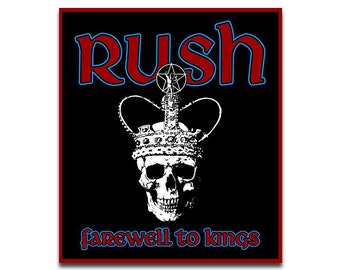 Rush Farewell To Kings Embroidered Patch