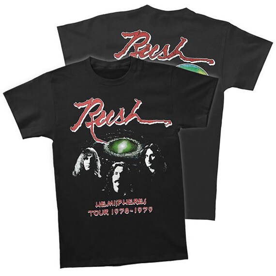 Rush hemispheres t clearance shirt
