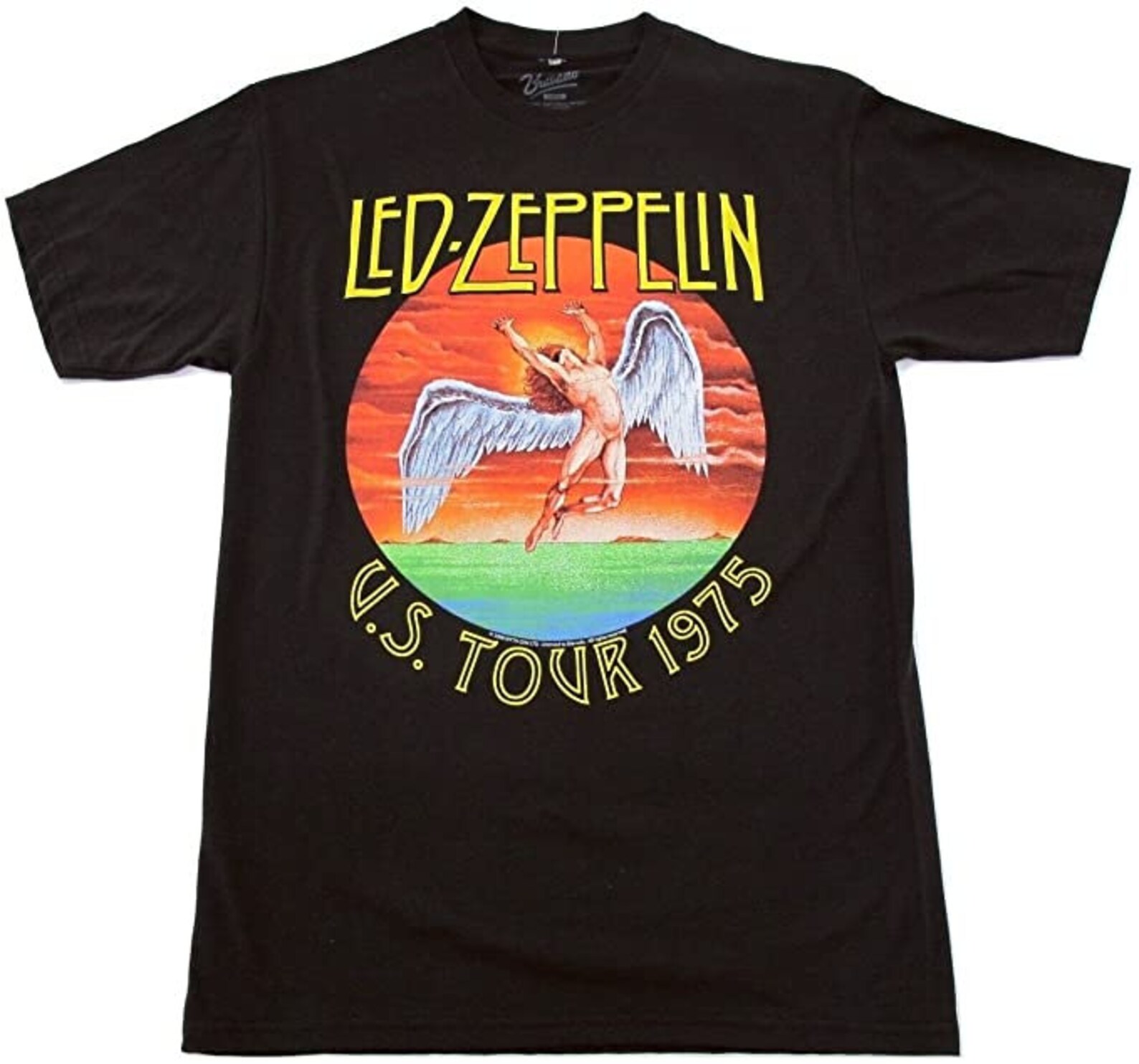 led zeppelin usa tour 1975 t shirt