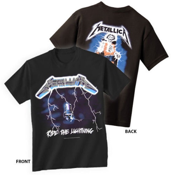 Geld rubber huiswerk vaardigheid Buy Metallica Ride the Lightning T-shirt Online in India - Etsy