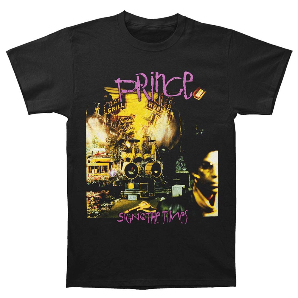 Discover Prince Sign Of The Times Album Cover T-Shirt