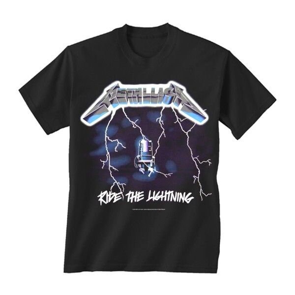 Metallica Ride The Lightning T-Shirt - Etsy 日本