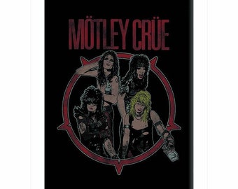 Motley Crue Band Photo Fridge Magnet