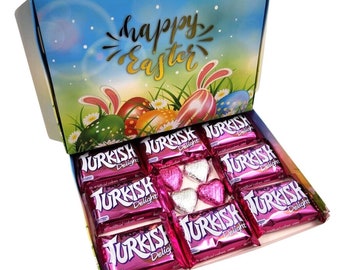 Frys Turkish Delight Chocolate Hearts Cadbury Gift Box Hamper Happy Easter