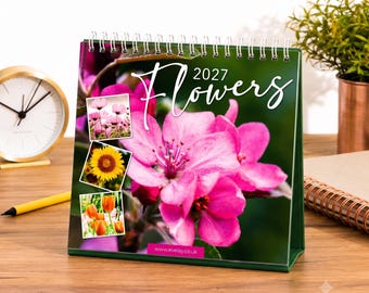 2027 Month to View Desk Calendar Home Office Table Work Top Planner Organiser