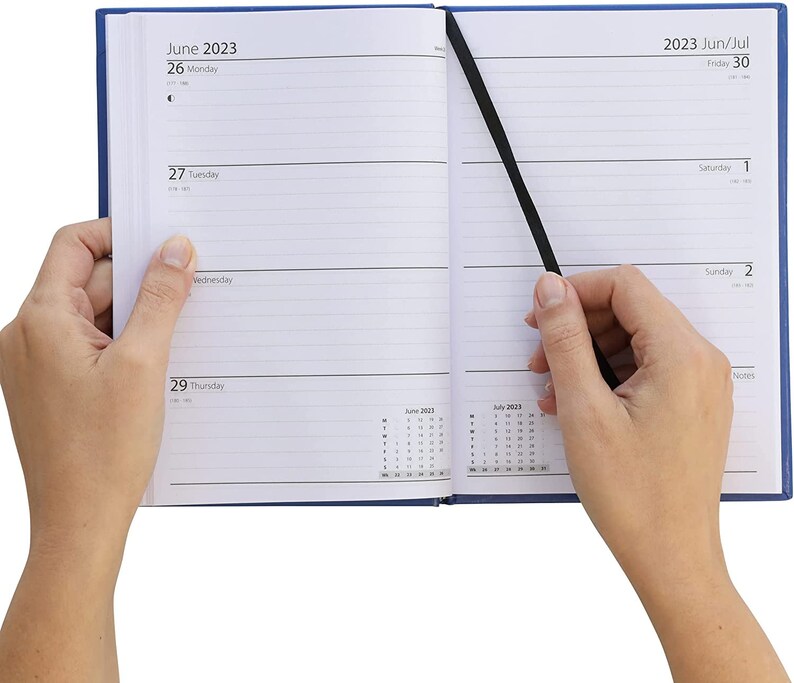 2023 Diary Planner Organiser A5 Size Week to View 2023 Diaries - Etsy