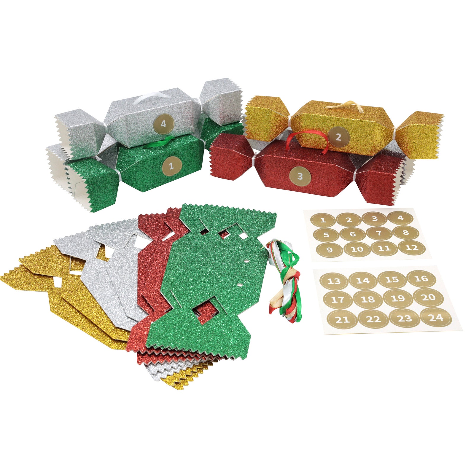 Advent Calendars Make Your Own Kit Children Vintage Christmas Etsy UK