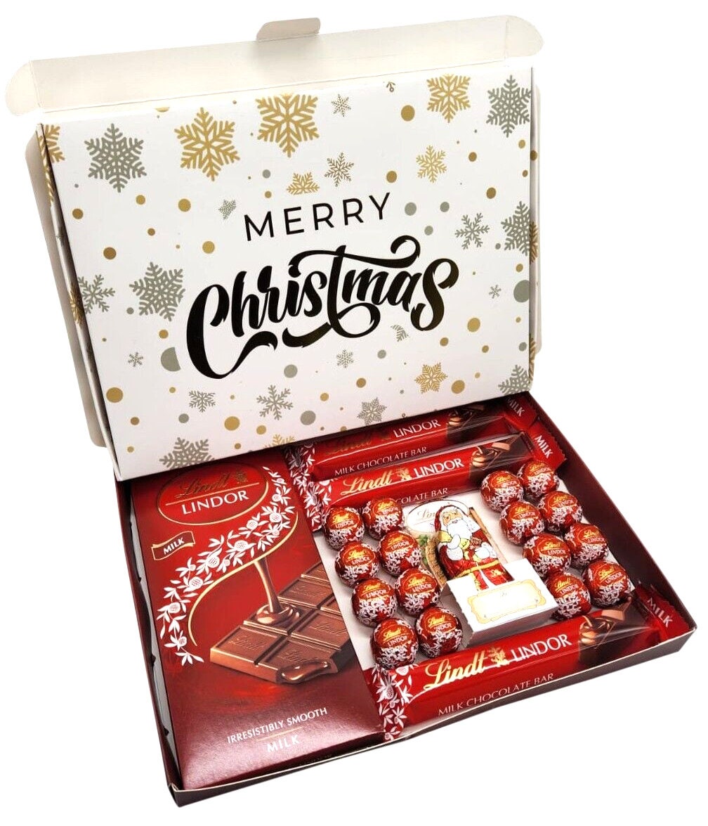 Lindt Lindor Milk Chocolate Bars & Truffles Gift Box Hamper Etsy Hong