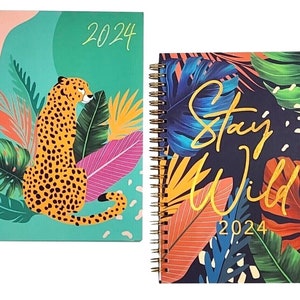 2024 Wiro Diary A5 Size Week to View Planner Hardback Diaries Organiser