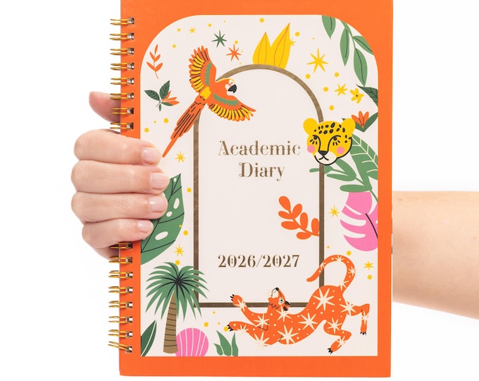 Featured listing image: 2027 A5 Week To View Diary Full Year Planner Desk Organiser Spiral Hardback Book