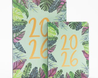 A5 A6 2026 Diary Index Day A Page Desk Diaries Planner Organiser Office Fabric