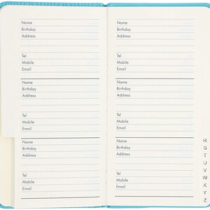 Telephone Address Book: Cat Cover, Address Book With Alphabet Index