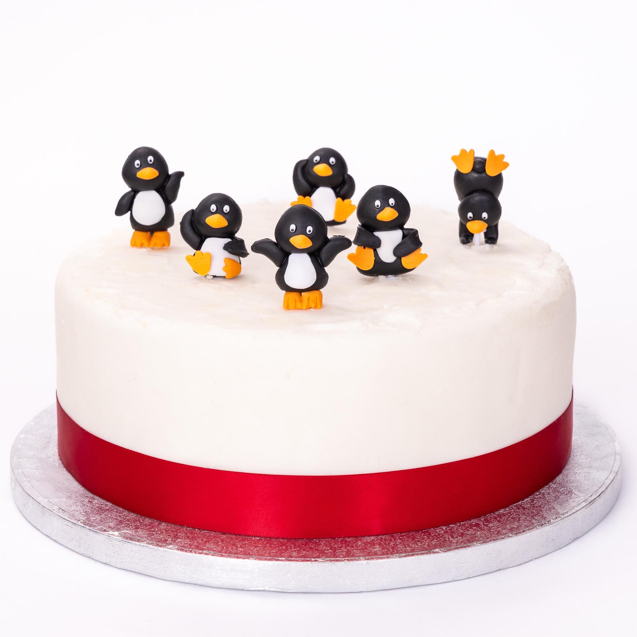 YGCHEN Decorazioni Torta Pinguino 19 Pezzi, Mini Figurine E Cupcake Topper, Festa Compleanno Tema Invernale