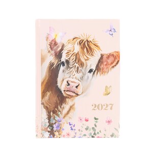 2027 Diary A5 Week to View 2026 Diaries Year Organiser Calendar Highland Cow image 8