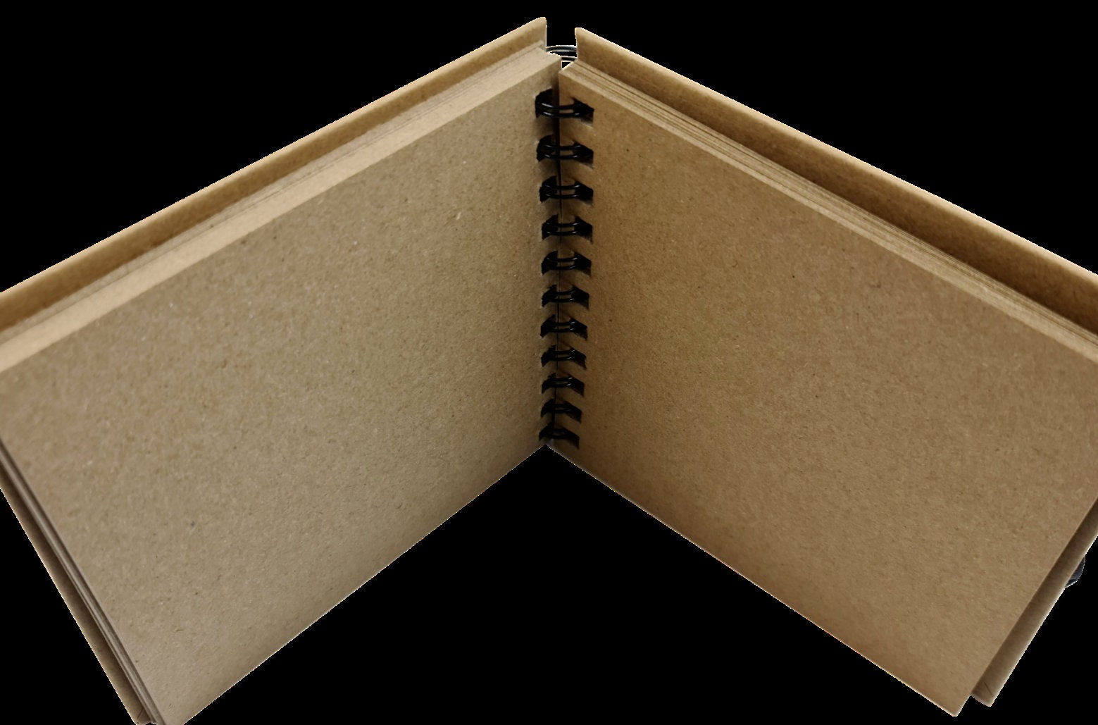 6 Square Kraft Paper Scrapbook Photo Album Book Spiral Etsy UK