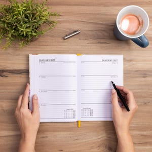 2027 Diary A5 Week to View 2026 Diaries Year Organiser Calendar Highland Cow image 7