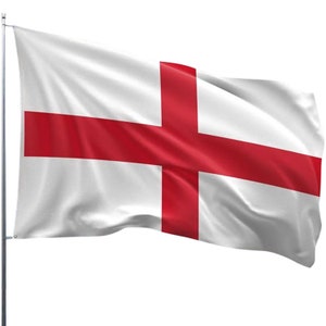 England Flag St George Cross Flags English Eyelets World Cup 3 Lions 5ft X 3ft