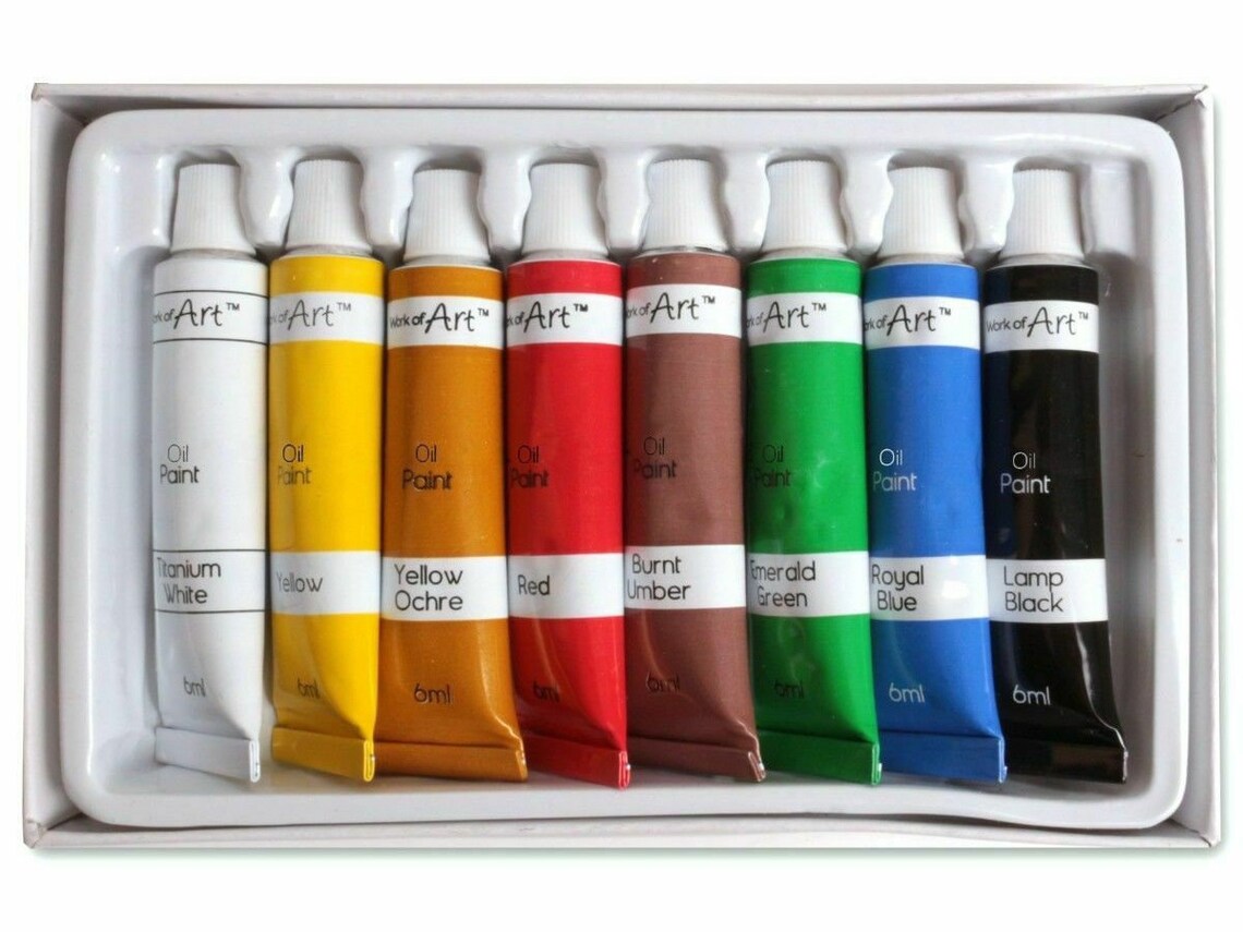 Oil Paint Set 6ml Tubes High Quality 8pc High Quality Etsy UK