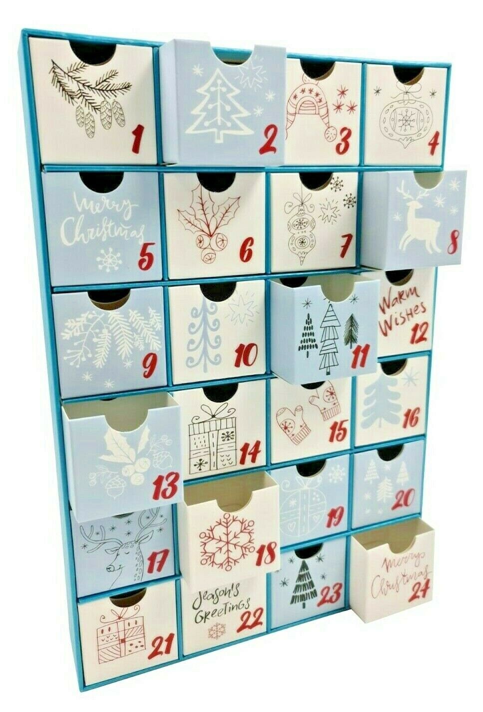 Fill make your own advent calendar 24 days 1 24 draws etsy uk