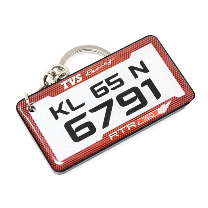 Buy Mini Number Plate Keychain Online in India Etsy