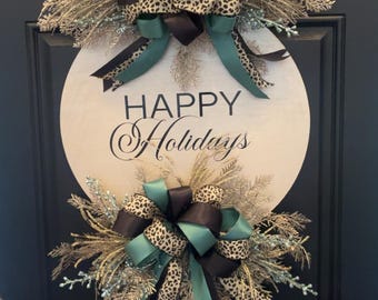 Elegant Door Christmas Wreaths, Wreaths, Christmas Decor, Holiday Wreath, Christmas Wreath, Glam Wreaths