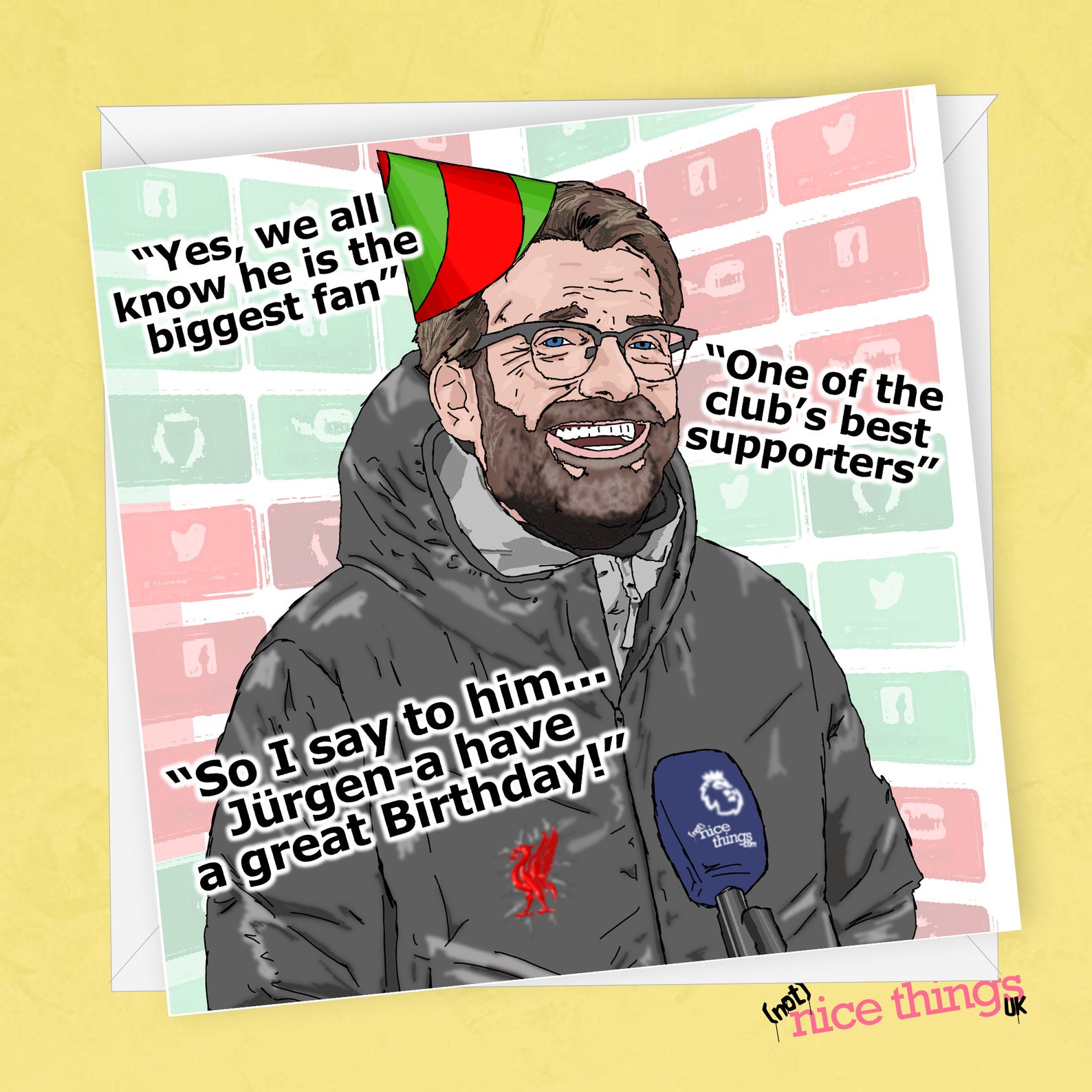 Jurgen Klopp Birthday Card for Son Liverpool Birthday Card | Etsy