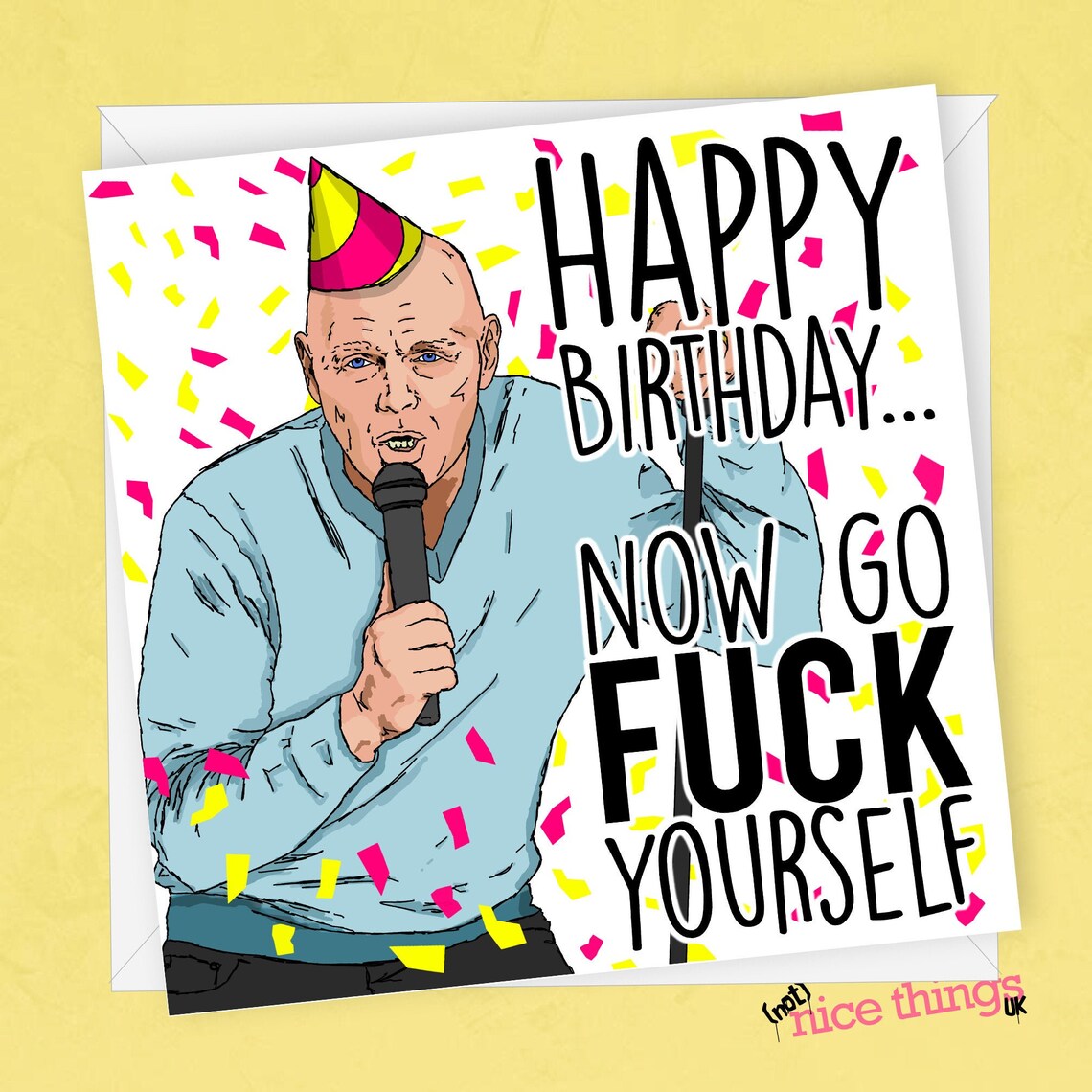 Bill Burr Funny Birthday Card Tom Segura Birthday Card Card Etsy