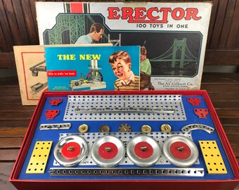 vintage erector sets for sale